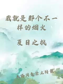 我就是那个不一样的烟火