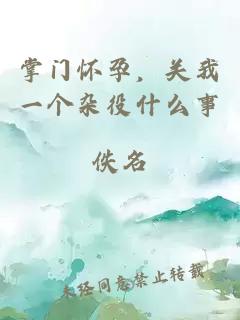 掌门怀孕，关我一个杂役什么事